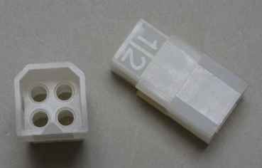 Molexstecker 4 pol. 0.093"  - Plug - quadratisch