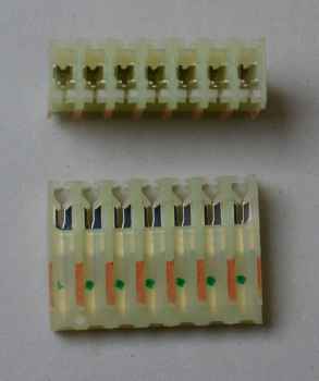 Federleiste Schneid/Klemmtechnik 7 polig 0.156 / 3.96 AWG 18