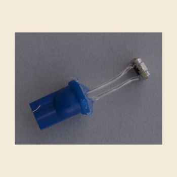 LED Lampe Optiflux Glassockel T10 Teleskop - blau