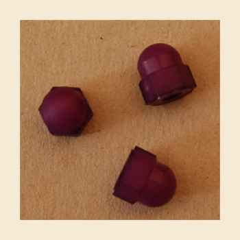Acorn post speed nut nylon  6-32" - purple