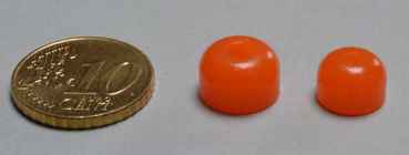 Minipostgummi Super Bands 23/64" / 3/8" - orange