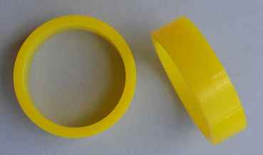Super Bands High Gloss Flipperrubber standard size - yellow