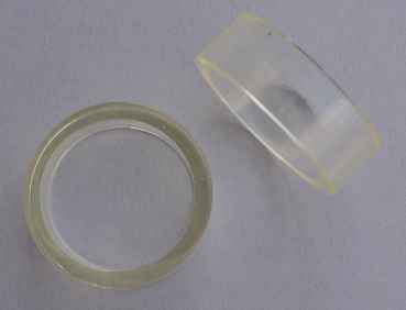 Super Bands High Gloss Flippergummi klein - klar
