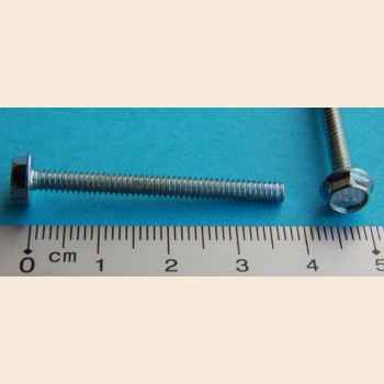 Machinescrew 6-32 x 1 1/2" pl - hwh