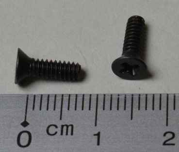 Maschinenschraube 4-40 x 5/16" p-flh schwarz