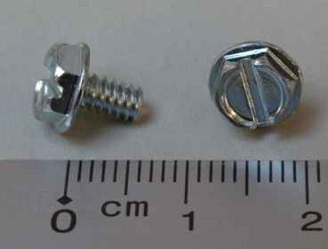 Maschinenschraube 6-32 x 1/4 pl-hwh