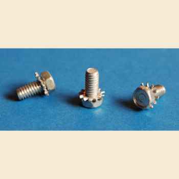 Maschinenschraube mit Sicherungsscheibe 8-32 x 3/8" pl-hh-s