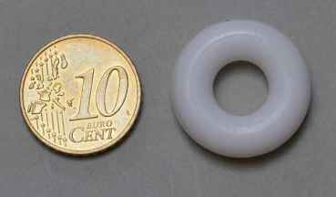 3/8" Silikon weiß