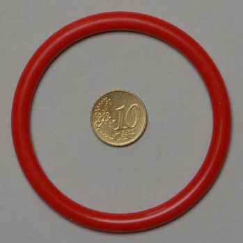 2 1/2" Silikon - rot