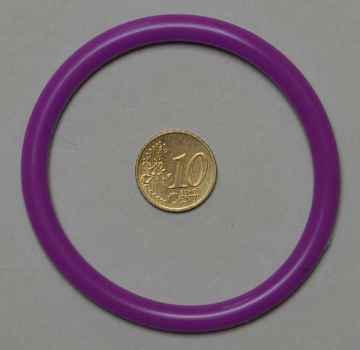 2 1/2" Silicone - purple