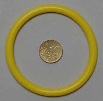 2 1/2" Silikon - gelb