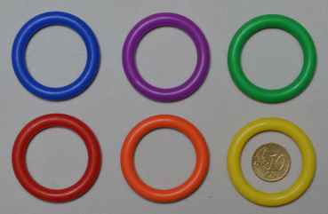 1 1/4" Silikon - gelb