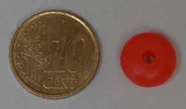 7/16" Minipost dick Silikon - rot