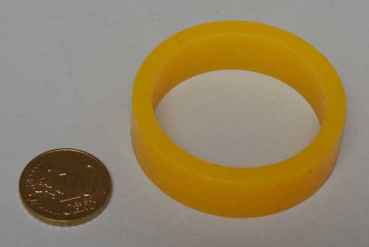 Flippergummi normal - gelb - Silikon