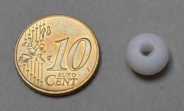 3/8" Minipostgummi Silikon weiß