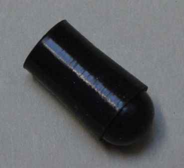 Abschussgummi Silikon schwarz