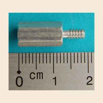 Hex Spacer 1/2" x 1/4" # 6-32 M/F
