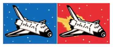 Space Shuttle - Spinner Decals