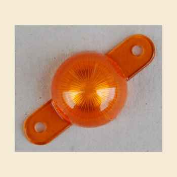 Mini Light Dome m. Laschen zum Schrauben - orange