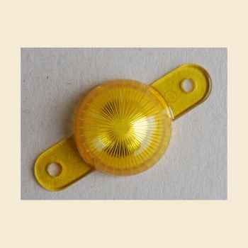 Mini Light Dome m. Laschen zum Schrauben - gelb