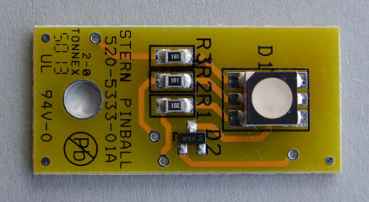 Drei Farben LED - Platine - Stern