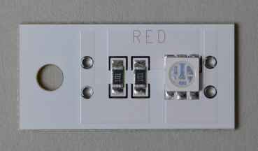 LED - Platine Stern Spike - rot