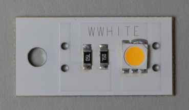 LED - Platine Stern Spike - warmweiß