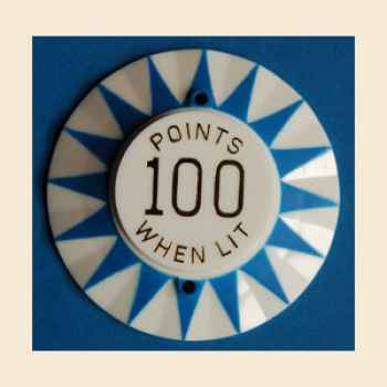 Bumpercap Bally blau '100 Points w/lit'