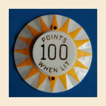 Bumpercap Bally gelb '100 Points w/lit'