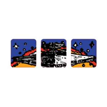 Star Wars (Data East) - Targetdecals - 3 Stück