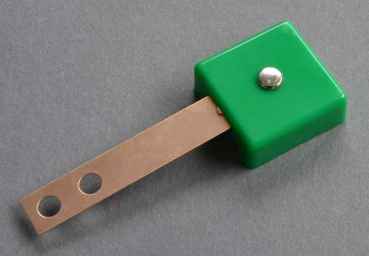 Targetblade green, rectangular 3 D