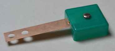 Targetblade green semi transluscent, rectangular 3 D