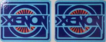 Xenon - Spinnerdecals - 2 piece Set - Laminated