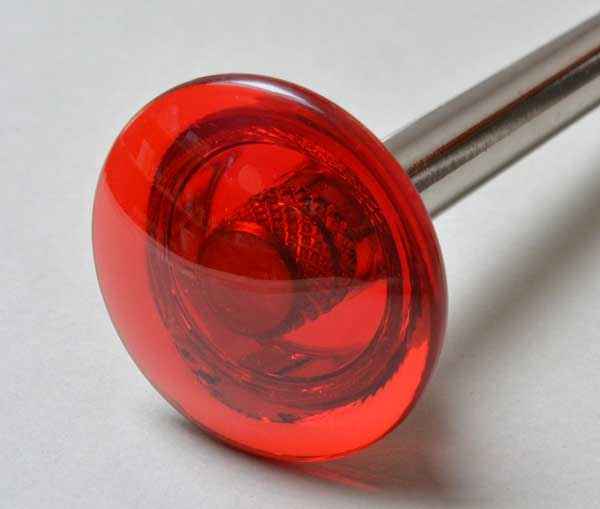 Abschussstange mit rot transparentem Knopf