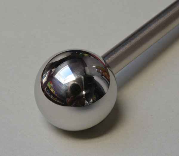 Abschussstange mit runden Edelstahl - Knopf - Williams