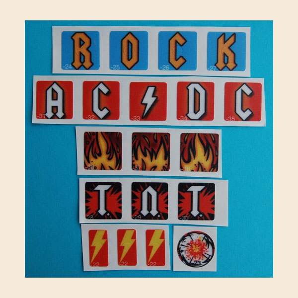 AC/DC - Targetdecalset - Premium/LE
