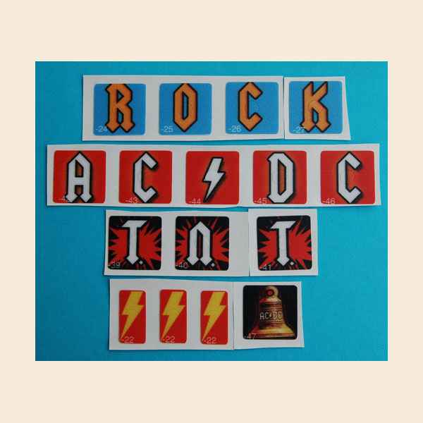 AC/DC - Targetdecalset - Pro