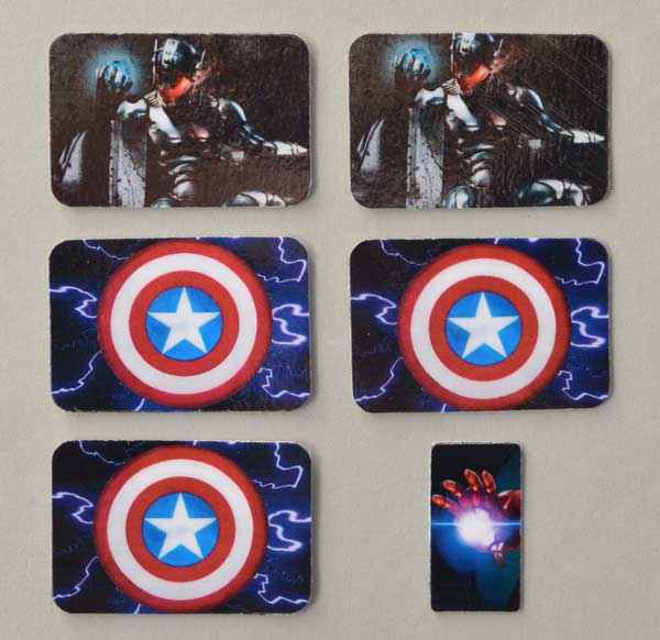 Avengers Custom Avengers Custom Targetsticker Set - 6 pieces