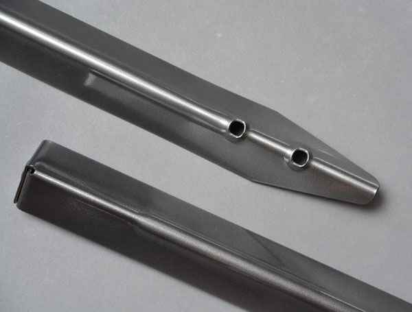 Flipperbein grau Bally alt - 4 Stück