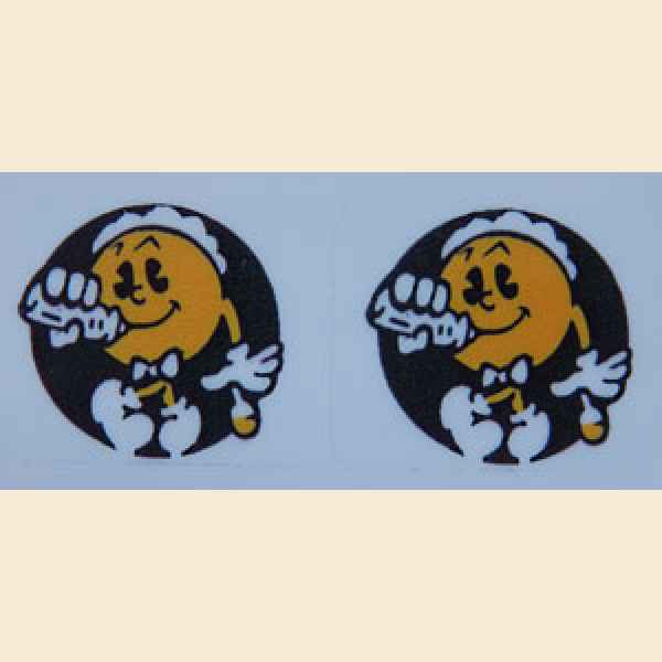 Baby Pac Man - Spinner Decals
