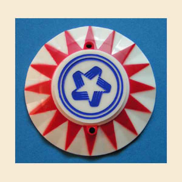 Harlem Globetrotters Sunburst red - Bumpercap