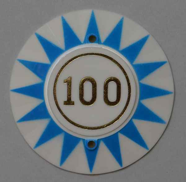 Bumpercap Bally blue '100'