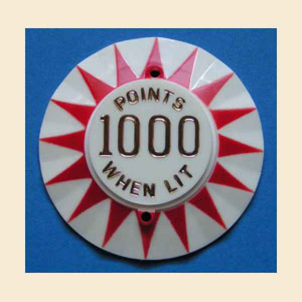 Bumpercap Bally rot 1000 Points w/lit in Gold