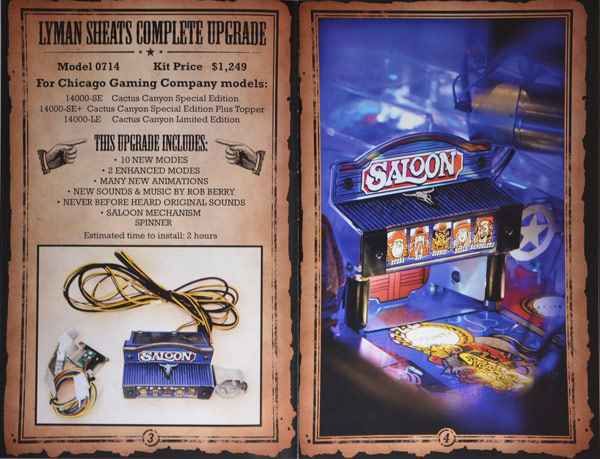 Cactus Canyon Remake - Booklet