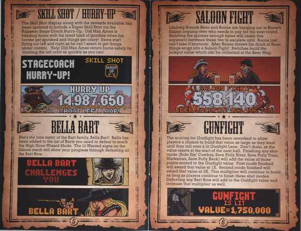 Cactus Canyon Remake - Booklet