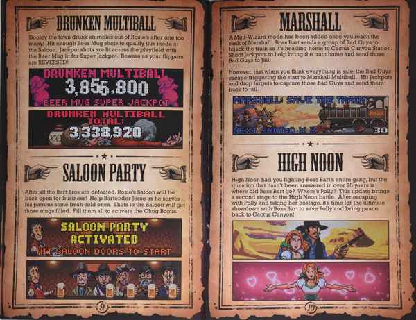 Cactus Canyon Remake - Booklet