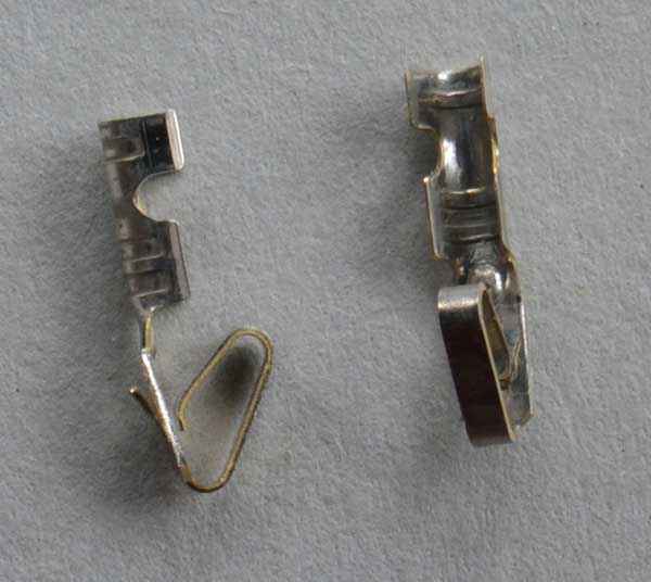 10 x Crimpkontakt 2,54 mm /.100 AWG 22-26