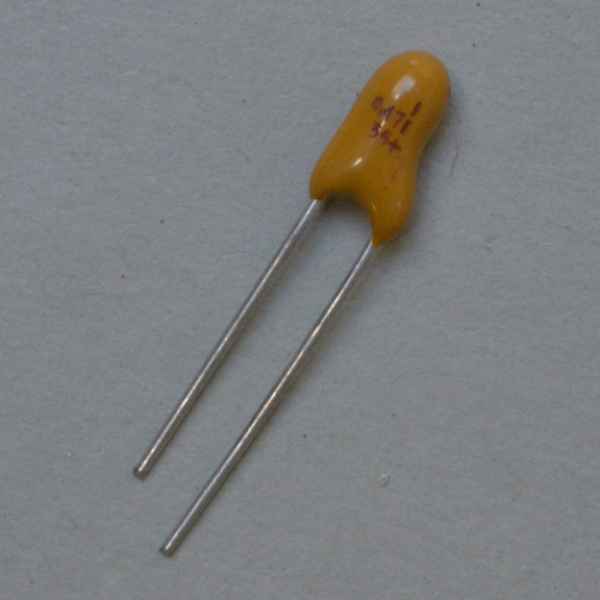 Tantal - Capacitor 0.47 uF / 35 Volt