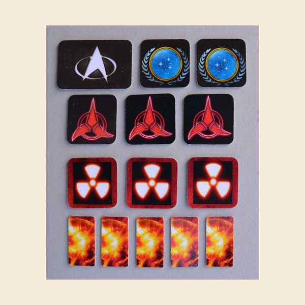 Star Trek (Stern) Custom - Targetsticker Satz 14 Stck
