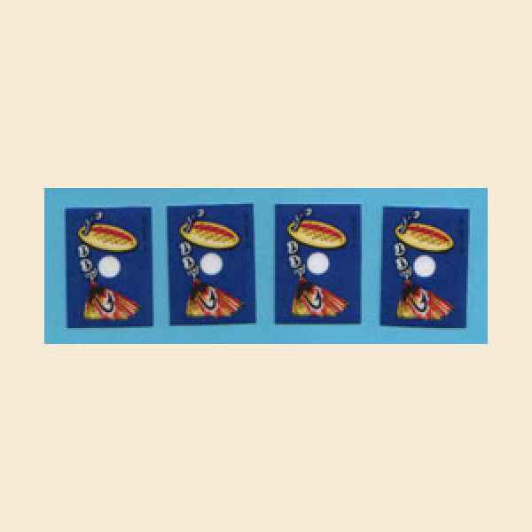 Fish Tales Targetsticker 4x